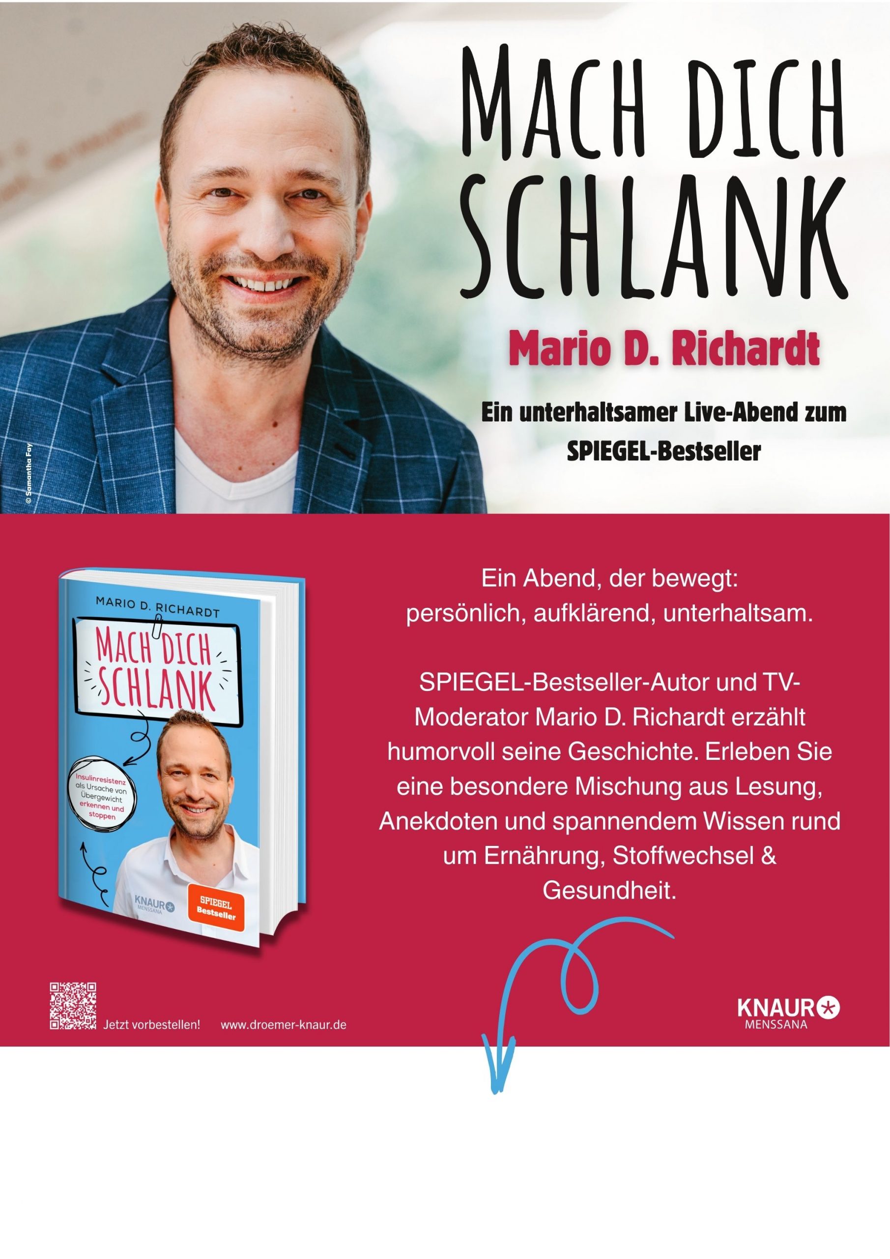 Mach dich schlank - Plakat neu Tourlogo